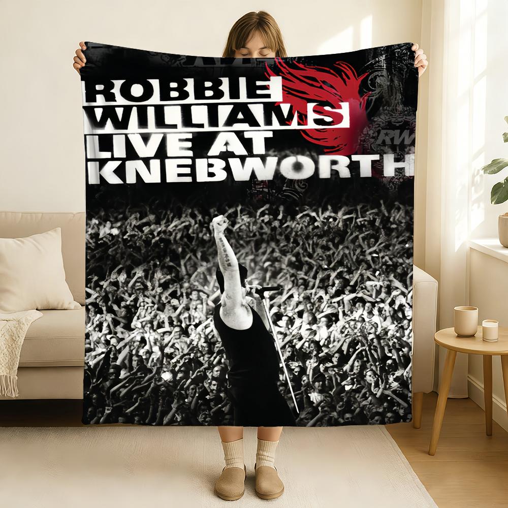 

Singer Robbie Williams Blanket Soft and Skin Friendly For Couch Bed Napping Bedspread All Seasons Comforter 75x90cm
