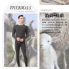 Yogwoo Heattech Warm Innerwear for Winter Underwear Wool and Mulberry Silk Thick Breath Thermo Extra Warm Long Thermal Underwear Men, Set,