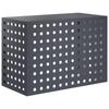 Air Conditioner Cover Anthracite 100 X 50 X 70 Cm Steel