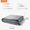 Tarp Waterproof 16x20 Ft, Plastic Poly Tarp Cover 10 Mil, Multi Purpose Tear UV and Temperature Resistant Outdoor Tarpaulin with High Durability