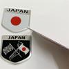 Japanese Flag Car Metal Car Sticker Car Tail Decoration 3D Three-dimensional Personalized Car Body Sticker Map Sticker Scratch Car Sticker