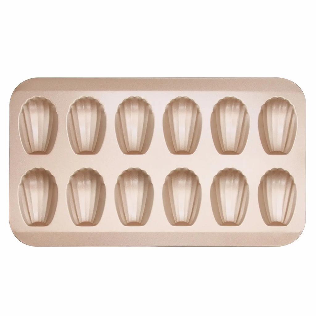 Mini Kuchenform/Gussform, Mini Kuchenblech, Madeleine-Tablett/Dose, Antihaft-Keksdosen, Backblech, Metall-Keksblech, Madeleine