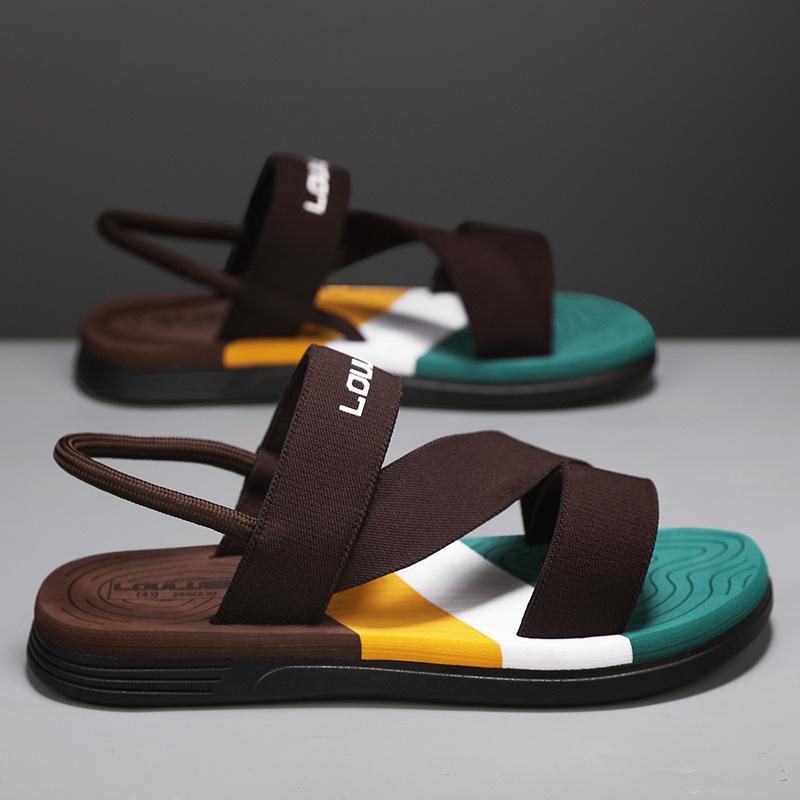 Summer Sandals Summer Wear Non-slip Dual-purpose Driving Slippers Men's Soft-soled Beach Cool Slippers