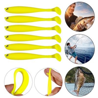 5/6Pcs Fishing Baits Soft Lures Realistic Looking Bright Colors Natural Swimming Posture Mini Size Portable Swimbait Fishing Supplies