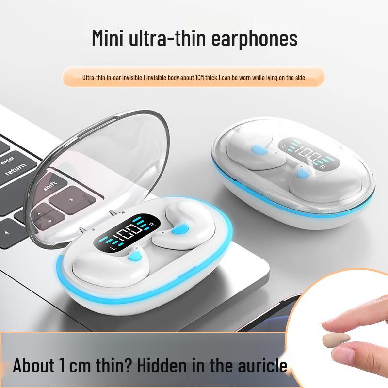 X55 Bluetooth Sleep In-Ear Mini Earphones with Digital Display for Gaming