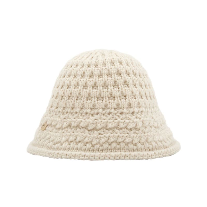 J.ESTINA Knit Ribbon Bucket Hat IV (JEACEM5BF923IV260)