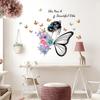 Various Kameng Fairy Flowers Butterfly Wall Stickers Living Room Bedroom Children's Room Wholesale Self-adhesive Wall Stickers Decoration