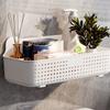 Bathroom Shelf Wall Mounted Punch Free Versatile Storage Shelf Organizer for Home Kitchen