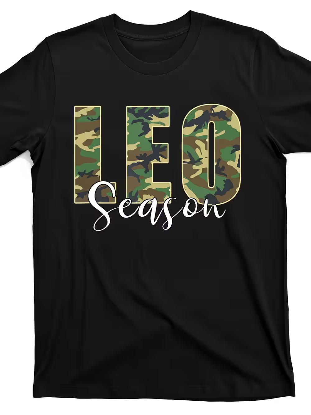 

Men s Leo Zodiac Camouflage T-Shirt - Vintage Streetwear Astrology Tee with Leo Symbol & Zodiac Signs XXXL