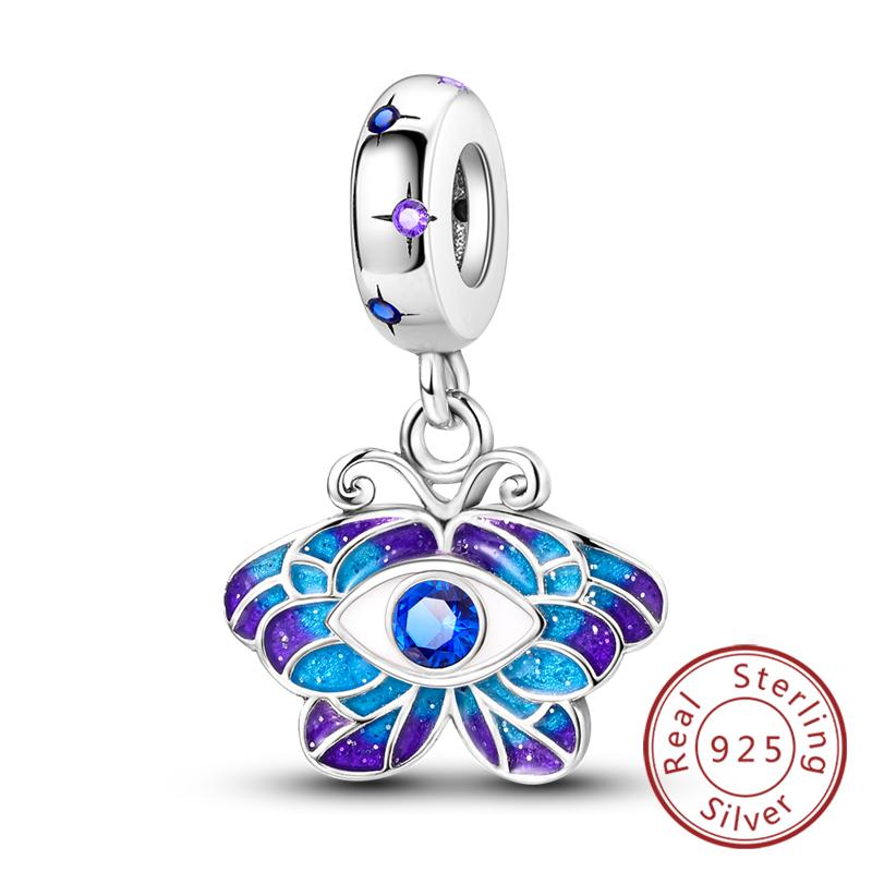 Original Charms Beads Pendan Copper Firefly Bee Butterfly Hummingbird Charm For Bracelets Charm Women Jewelry Gift