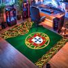 Portuguese Heritage Emblem Carpet Living Room and Bedroom Mats Home Decor Christmas Gifts Office Chair Cushion Bathroom Mat