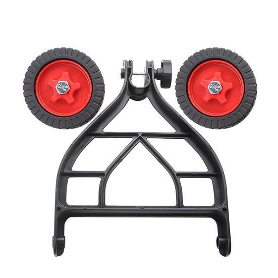 Lawn Mower Support Wheel for Weed Trimmer Triangular Structure Easy Install Mower Auxiliary