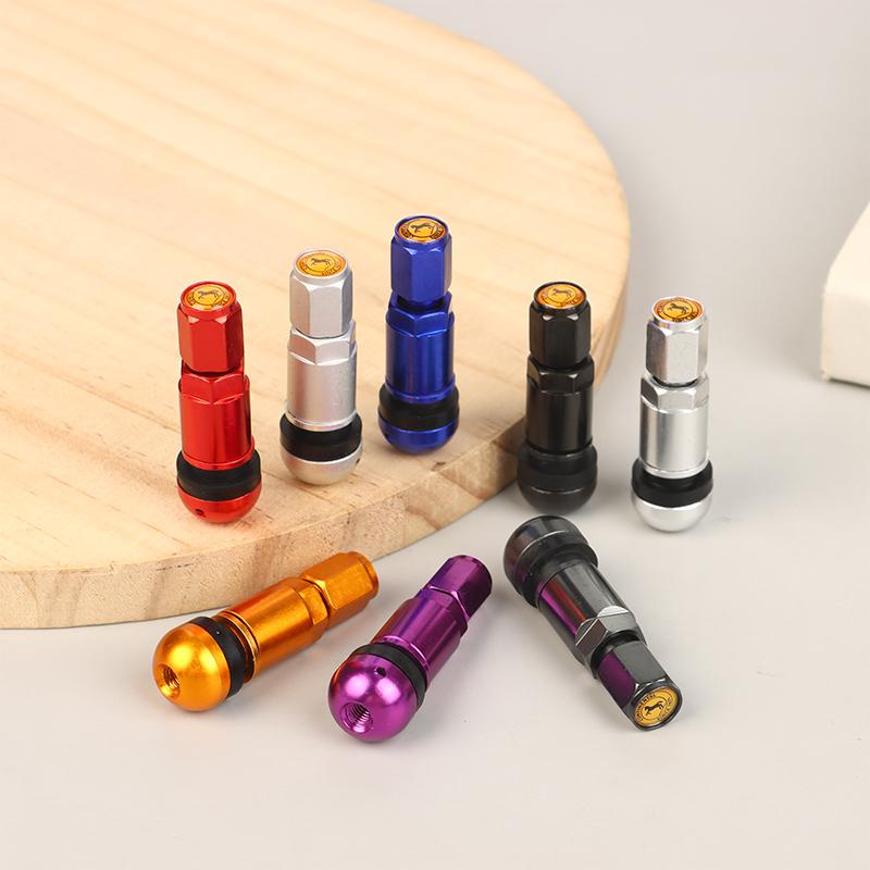 4 Buc. Aliaj Aluminiu Mașină Tubeless Roată Anvelopă Valvă Durabilă Profesională Accesorii Anvelopă Auto Tijă Fund Rotund Capac Hexagonal Mașină