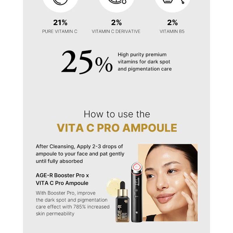 medicube - AGE-R Vita C Pro Ampoule