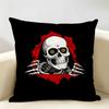PPowell PPeralta Skateboard Cushion Cover Natural Linen Organic Fabric DoubleSided Printing Room Sofa Decor Pillow Case