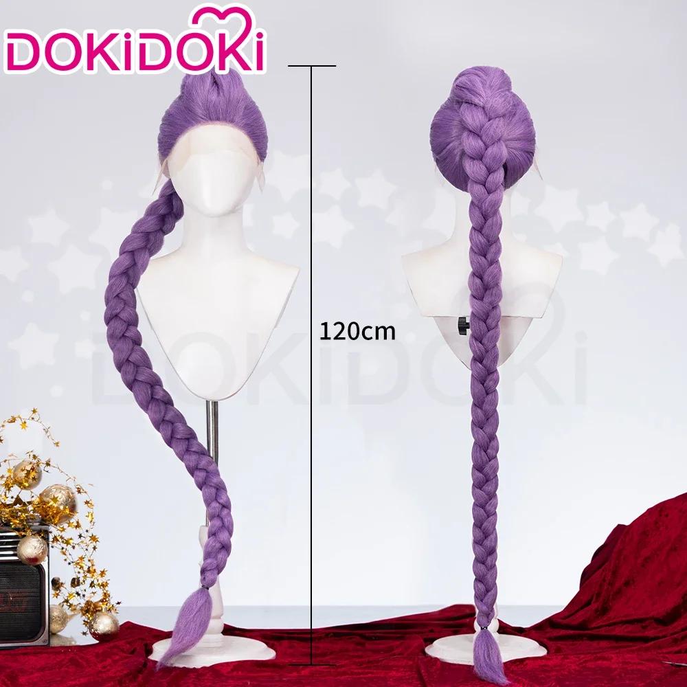 Nová Rumi Zoey Mira Paruka s krajkou vpředu DokiDoki Dámská Halloweenská Paruka 120cm Dlouhé Vlasy Rumi Cosplay Nehty Zoey Klobouk Zdarma W