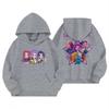 Children's Hooded Sweatshirt Wizard Sisters Cartoon Cute Print Winter Fashion Warm Sweatshirts