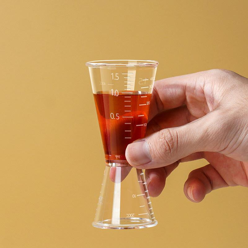 New Pc Measure Cup 20/40Cc Transparent Cocktail Shaker Kitchen Supplies 20/40Cc Double-Headed