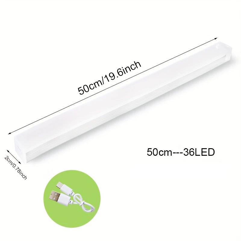 LED Hareket Sensörlü Işık Kablosuz LED Gece Lambası Tip C Şarj Edilebilir Işık Dolap Gardırop Lambası Mutfak İçin Merdiven Arka Işığı