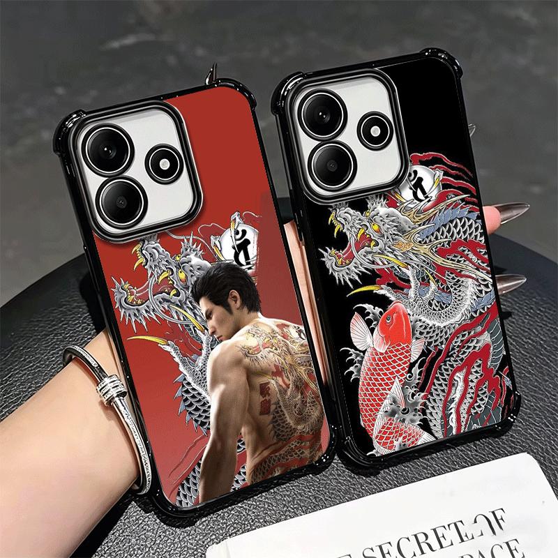 Y-Yakuzas 0 Game Soft Phone Case For Xiaomi Redmi Note 14 15 Pro Plus 13 12 11S 11T 5G 10 9S 9 Plating Anti-Fall Fundas