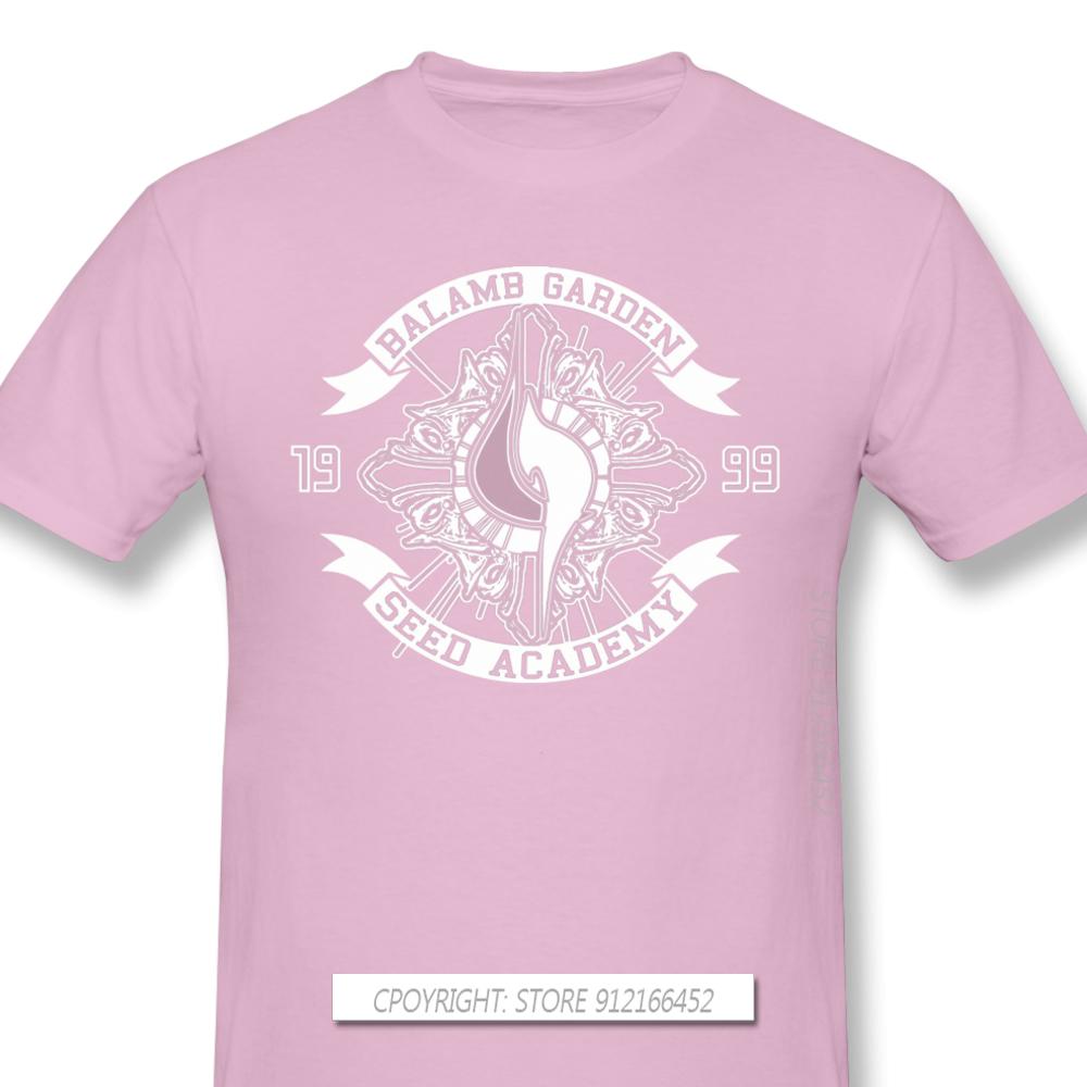 Men Clothes Final Fantasy Role Playing Video Game Series T-Shirts Balamb Garden Seed Academy Fashion Short Sleeve