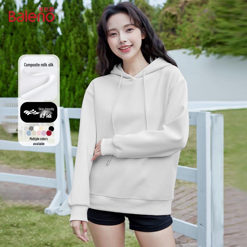 Baleno Women's Milk Silk Hooded Sweatshirt