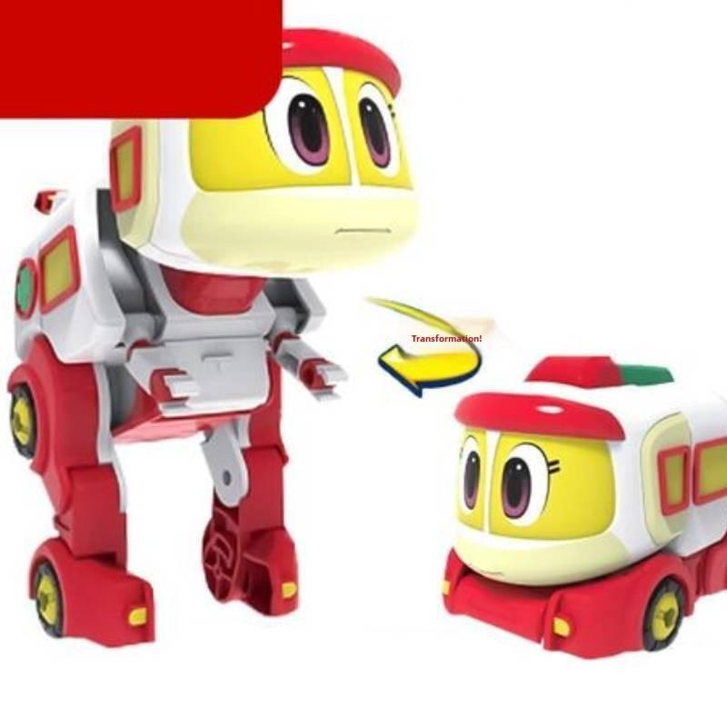 Go Dino Go Abs Min Deformation Action Figures Rex Transformation Car Model Toy