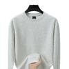 Unisex Velvet-Lined Cotton Hoodie: Warm, Skin-Friendly, Solid Color