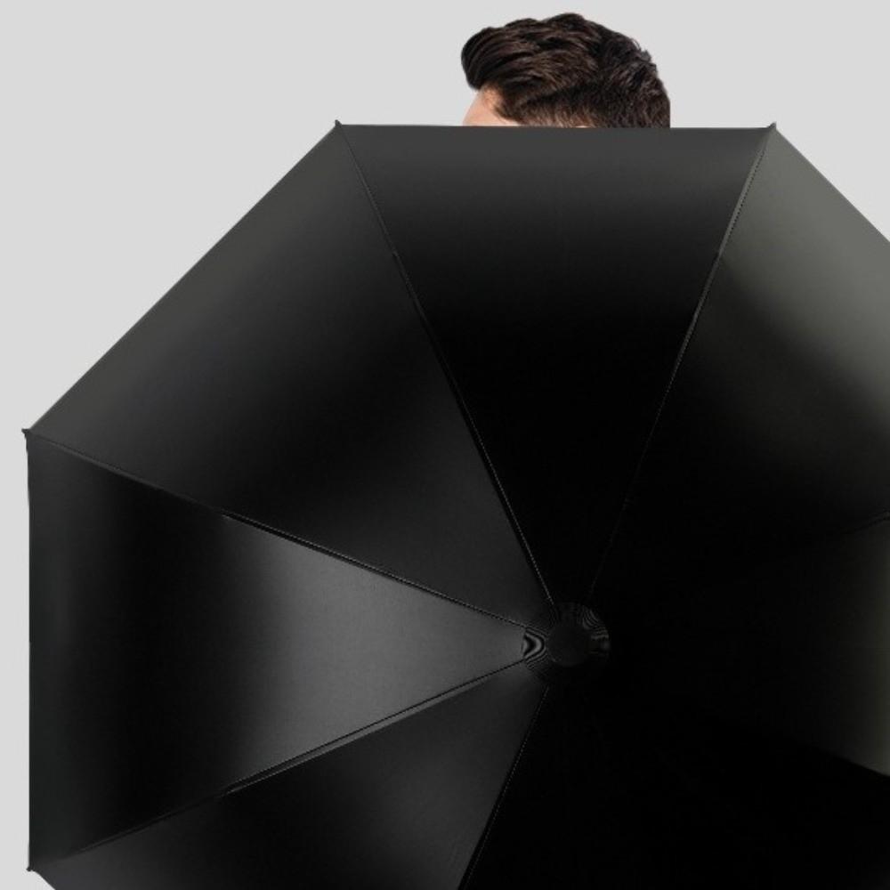 Lightweight Sun Rain Parasol Large Reinforced 8-Bone Automatic Umbrella Wind-resistant with Waterproof Sleeve