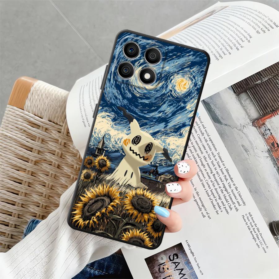 

Смешная Чехол-бампер для телефона Pokemon Mimikyu для Honor 90 Magic5Lite 8X X5b 200 400 Lite X8 X7 70 X6 X9a Honor 8X