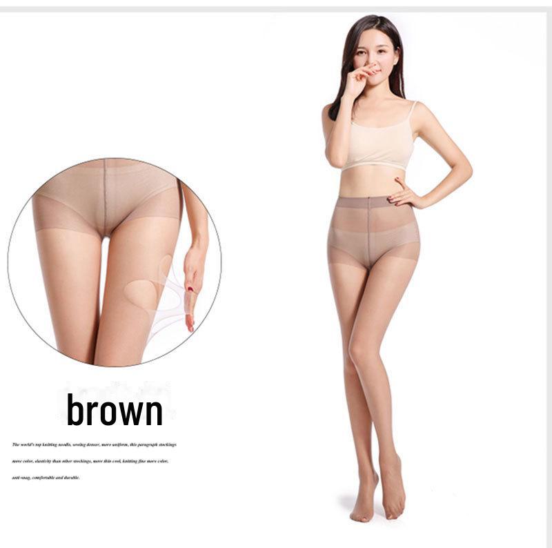 Extra Large Anti-Snag Nude Pineapple Stockings for Spring/Summer