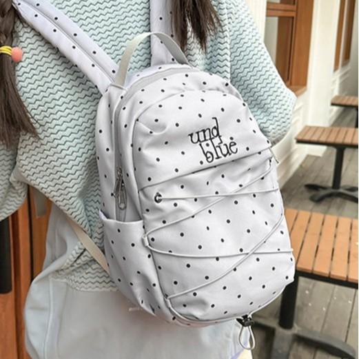 Schoolbag Japanese middle school student schoolbag casual simple women go out backpack college student computer bag small fresh backpack