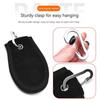 New Golf Ball Cleaning Towel with Carabiner Hook Portable Golf Ball Cleaning Towel for Head Wipe Cloth Clean Golf Accessories