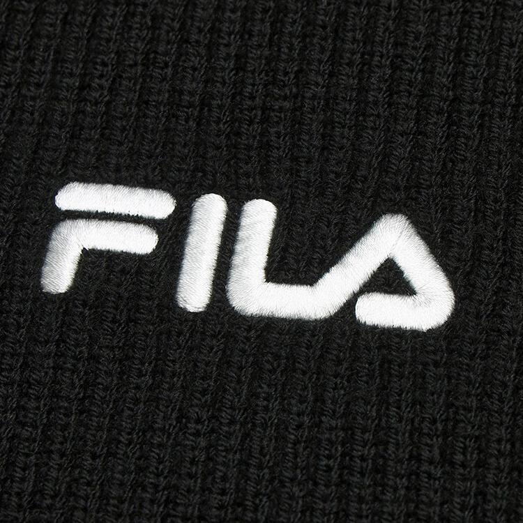 Fila Suéter Feminino Original Casual Solto com Capuz Zíper Manga Longa F51W549405F-BK