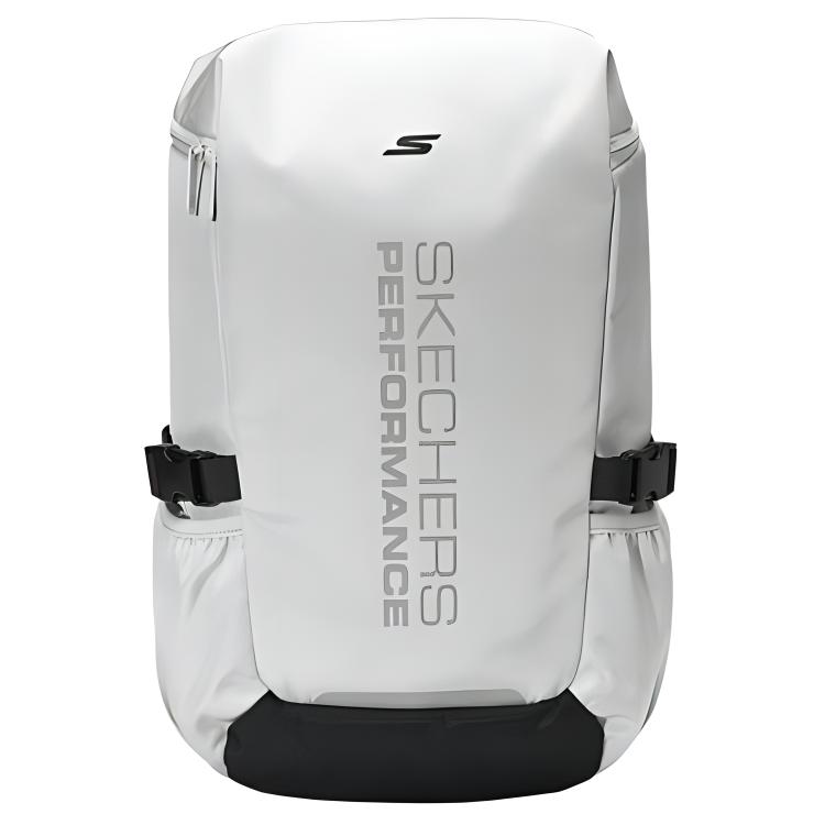 Skechers Large Capacity Breathable Comfortable Fabric Backpack Unisex Backpacks Dawn-Blue Gray P224U017-02VP Daybreak Blue Gray