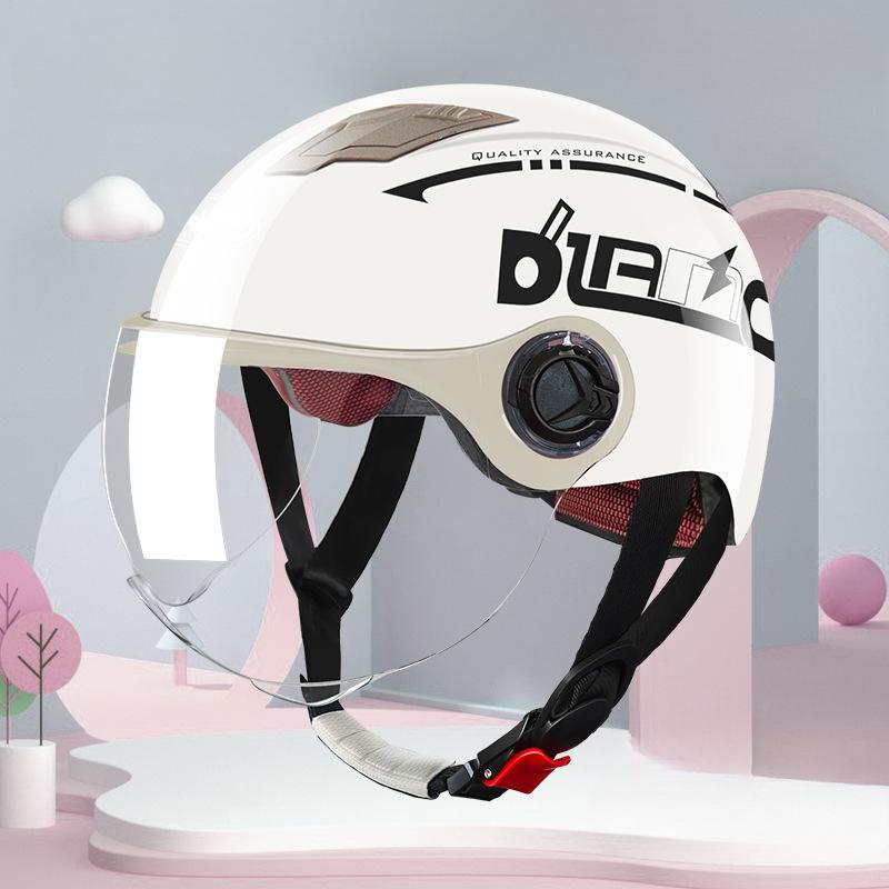 Helmet 3C Certified Electric Car Helmet Four Seasons Universal Motorcycle Summer Battery Car Half Helmet