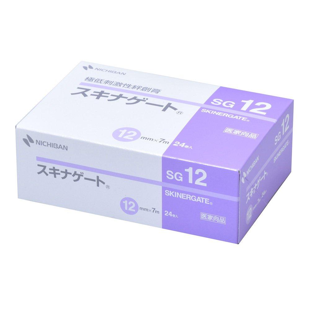 Nichiban Skinagate Bandages, 12mm wide, 7m roll, 24 rolls per pack