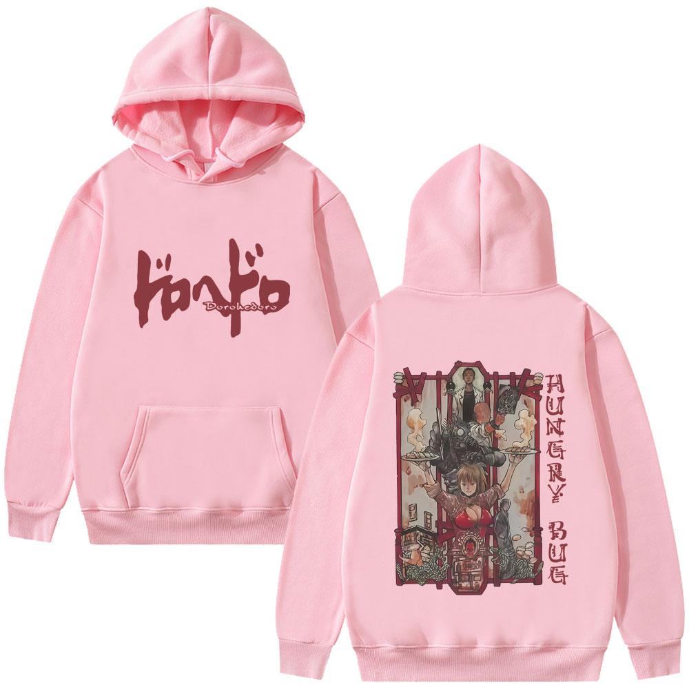 Anime Dorohedoro Grafická mikina Kaiman Merch Mikina s kapucí Pánská Dámská Gotická Manga Rock Streetwear Unisex Oversized mikiny