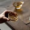 Japanese Style Glass Teacup Small Capacity Transparent Heat Resistant Kung Fu Master Cup Tea Cup Teaware Accessories 2025 New
