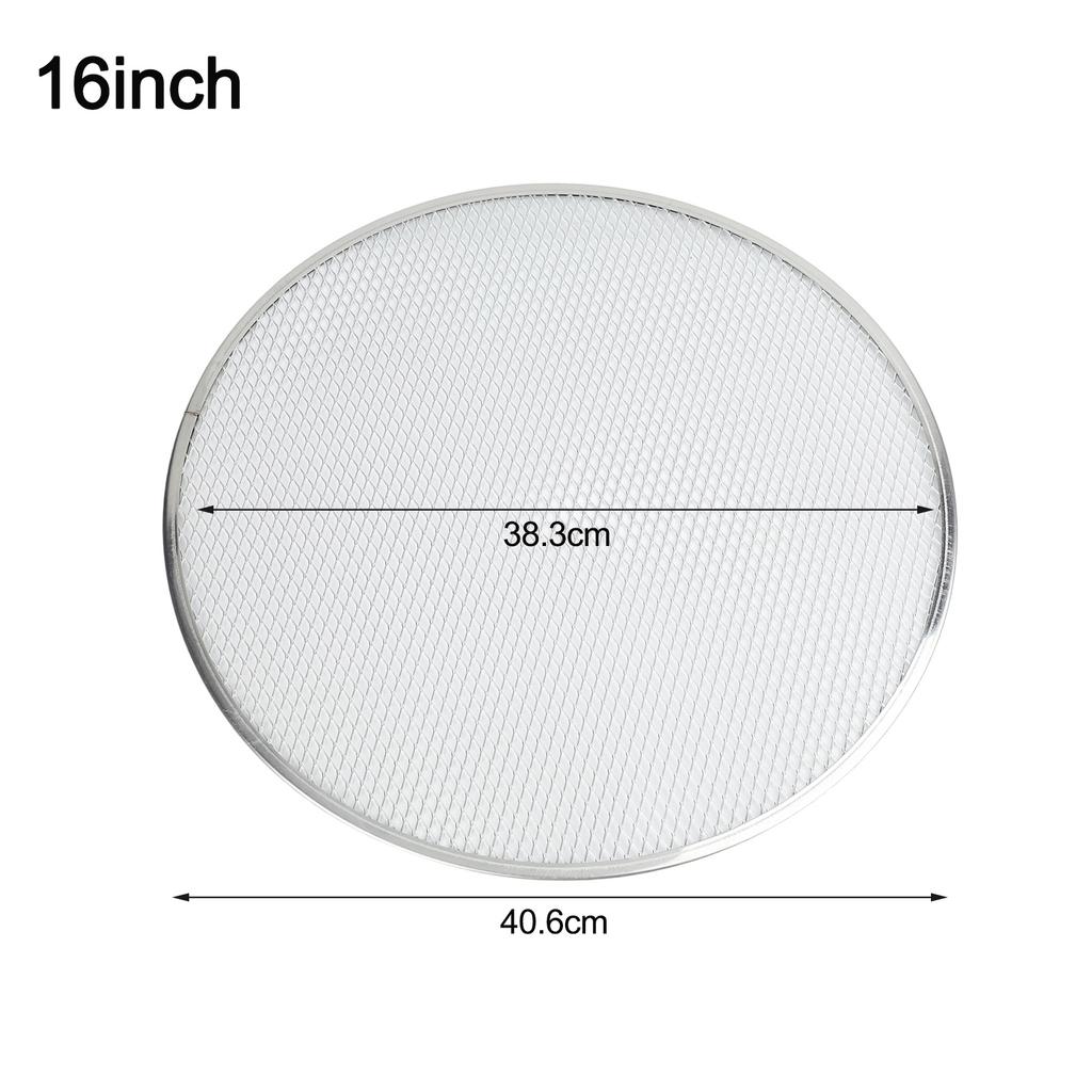 Commercial Style Aluminum Mesh Pizza Screen for Home Oven Baking Tasks