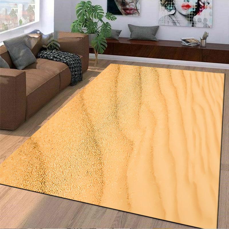 Desert Sand Texture Carpet Suitable As a Non-slip Mat for the Living Room or Bedroom Sofa