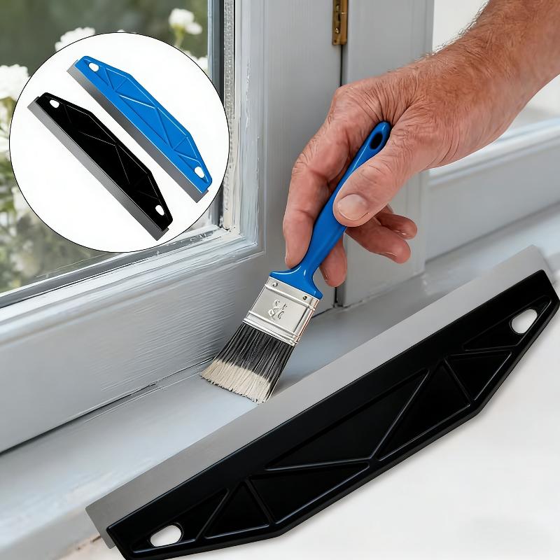 1 Stück Edelstahl/Kunststoff Farbschutz mit rutschfestem Griff und präziser Schneide Robuster Kunststoff Farbkanten-Schutz