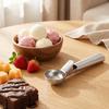Stainless Steel Ice Cream Scoop with Ergonomic Handle Durable Solid Construction Suitable for Home Kitchen and Professional Use