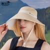 Summer large brim sun protection cap outdoor mountain riding UV protection sun hat breathable shawl neck bucket hat