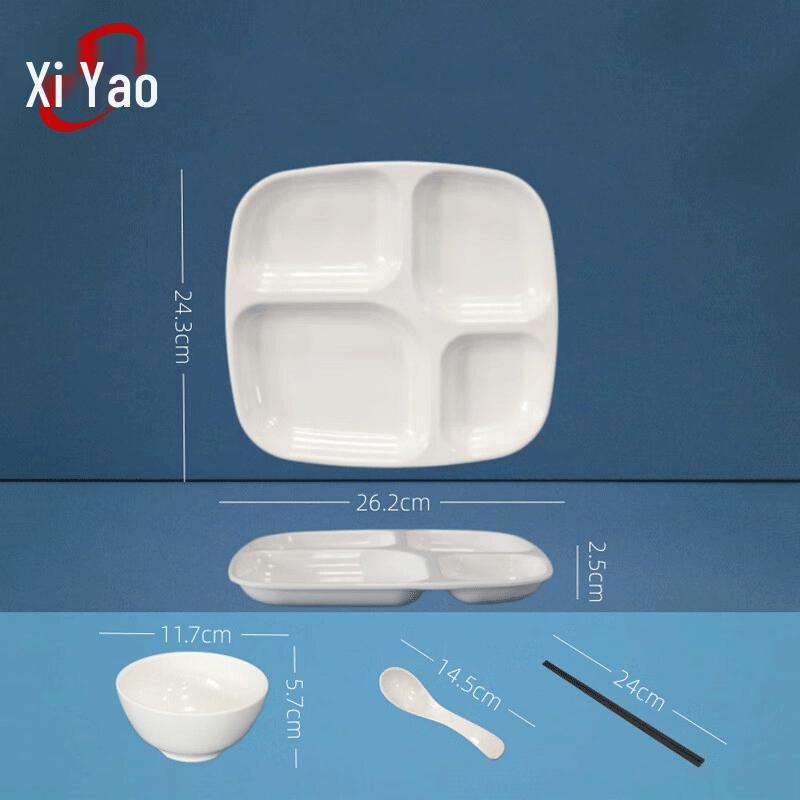 Melamine Compartment Food Trays