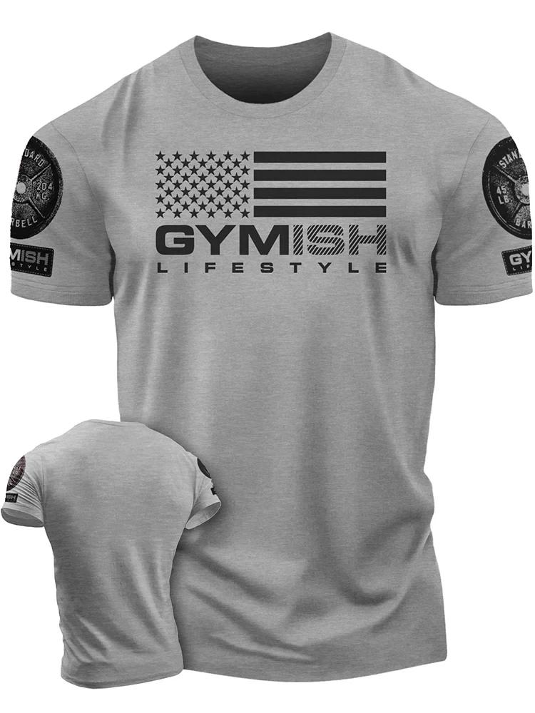 New 3D Printed Recover Fully Workout T-Shirt Funny Gym T-Shirt High Quality Cotton Men's Short Sleeves Muscle Man Tough Guy T