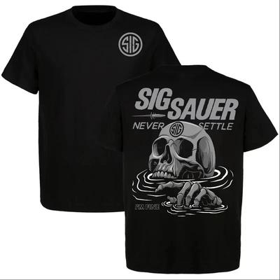 SIG Sauer Σκουλήκι Είμαι Εντάξει T-Shirt Ποτέ Μην Συμβιβάζεσαι Γραφικό T-Shirt