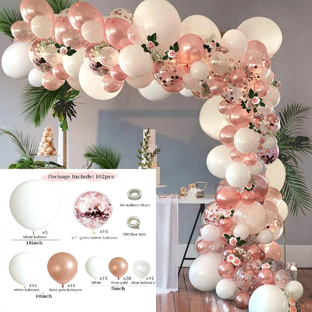 Forest Series Green Balloon Chain Set Children'S Birthday Theme Party Decoration Jungle Arrangement Balloon