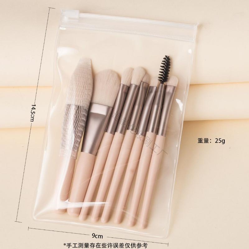 

New 8Pcs Makeup Brush Set Makeup Concealer Brush Blush Loose Powder Brush Eye Shadow Highlighter Foundation Brush Beauty Tools