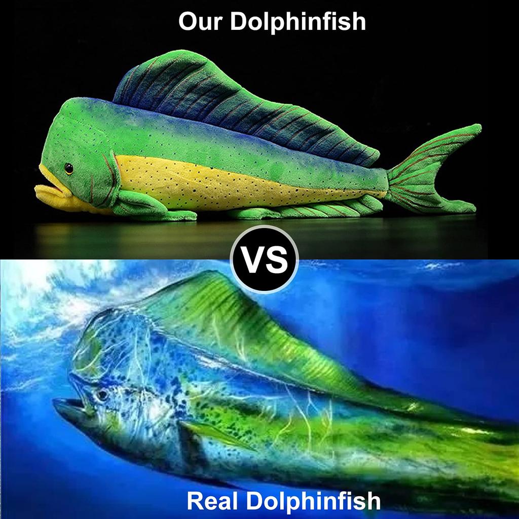 ZHONGXIN MADE Sea Animal Simulation Fish Plush Deep Sea Ghost Saury Giant Fish Ghost Tubefish Plush Soft Stuffed Boys and Lifelike Fish Gift for